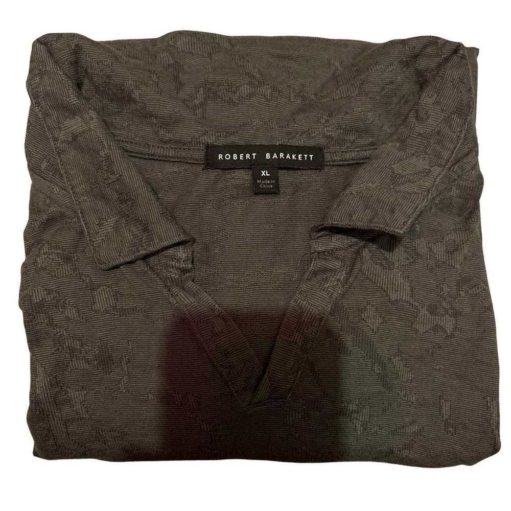 Robert Barakett Gray Polo Shirt